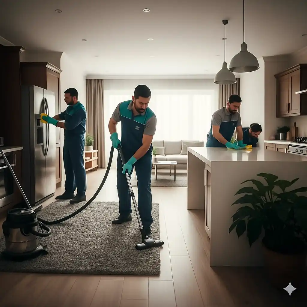 فريق تنظيف محترف